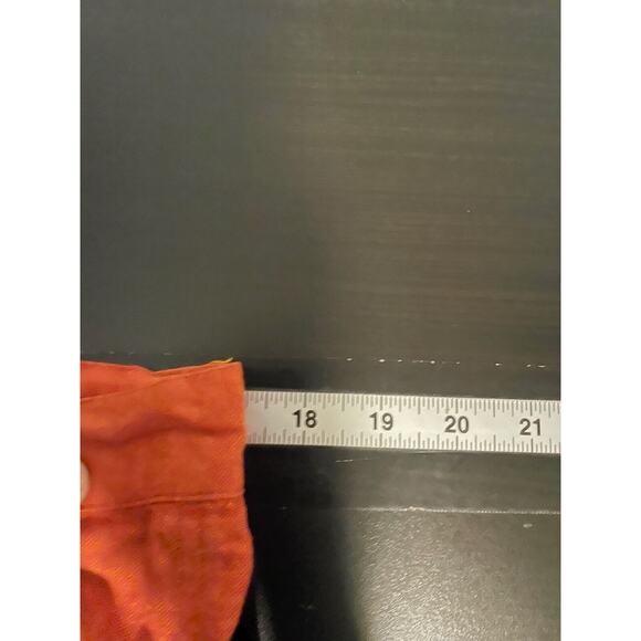 Vintage Tibet Souvenirs Women Pants Large Orange Wide Leg Relaxed Boho 90s READ - Picture 5 of 8